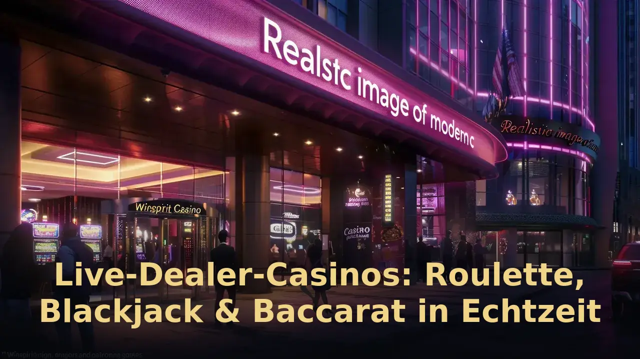 Live-Dealer-Casinos: Roulette, Blackjack & Baccarat in Echtzeit